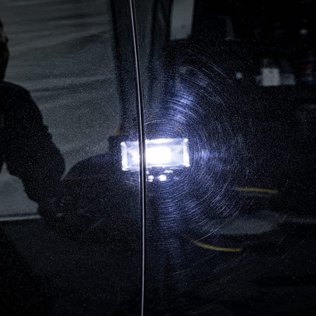 Paint inspection with high-intensity LED