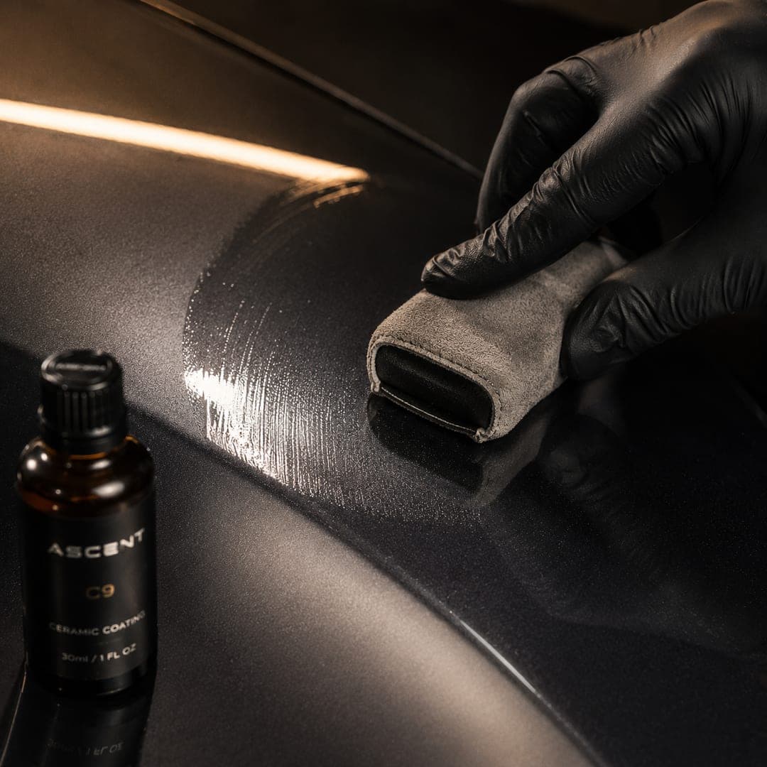 Ceramic coating application